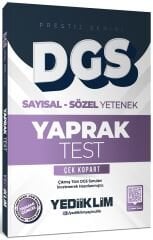 Yediiklim 2026 DGS Prestij Yaprak Test Çek Kopart Yediiklim Yayınları