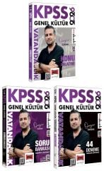 Yargı 2026 KPSS Vatandaşlık Konu + Soru Bankası + 44 Deneme 3 lü Set - Özgür Özkınık Yargı Yayınları