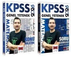 Yargı 2026 KPSS Matematik Konu + Soru Bankası 2 li Set - İlyas Güneş Yargı Yayınları