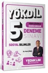 Yediiklim YÖKDİL Sosyal Bilimler 5 Deneme Çözümlü - Fatih Çömez Yediiklim Yayınları