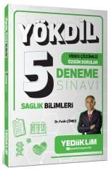 Yediiklim YÖKDİL Sağlık Bilimleri 5 Deneme Çözümlü - Fatih Çömez Yediiklim Yayınları