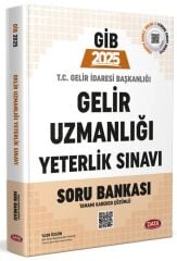Data 2025 GİB Gelir İdaresi Başkanlığı Gelir Uzmanlığı Yeterlilik Sınavı Soru Bankası Çözümlü Data Yayınları