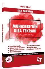 4T Yayınları KPSS A Grubu Muhasebenin Kısa Tekrarı 2. Baskı - Murat Kolay 4T Yayınları