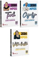Hoca Kafası 2026 KPSS Tarih + Coğrafya + Vatandaşlık Soru Bankası 3 lü Set Hoca Kafası Yayınları