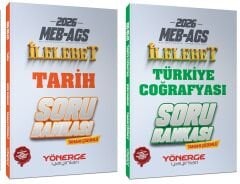 Yönerge 2026 MEB-AGS Tarih + Türkiye Coğrafyası İlelebet Soru Bankası 2 li Set Yönerge Yayınları