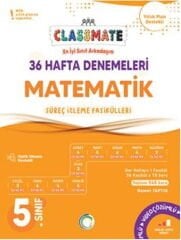 Okyanus 5. Sınıf Matematik Classmate 36 Hafta Denemeleri Çözümlü Okyanus Yayınları