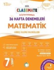 Okyanus 7. Sınıf Matematik Classmate 36 Hafta Denemeleri Çözümlü Okyanus Yayınları