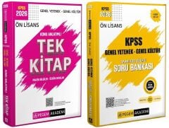 Pegem 2026 KPSS Ön Lisans Konu Anlatımlı + Soru Bankası 2 li Set Pegem Akademi Yayınları