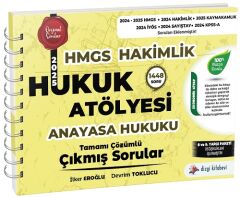 Dizgi Kitap 2025 Hukuk Atölyesi HMGS Hakimlik Anayasa Hukuku Çıkmış Sorular Çözümlü - İlker Eroğlu, Devrim Toklucu Dizgi Kitap