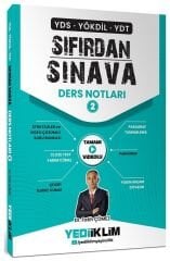 Yediiklim YDS YÖKDİL YDT Sıfırdan Sınava Ders Notları 2. Kitap - Fatih Çömez Yediiklim Yayınları