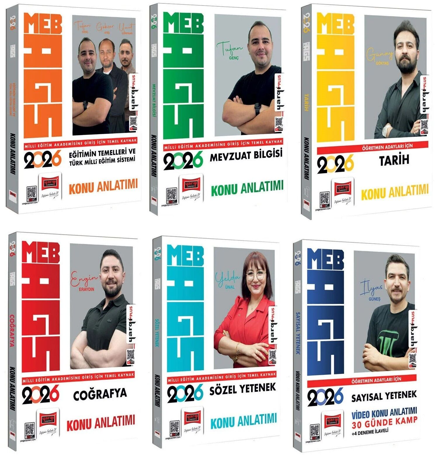 Yargı 2026 MEB-AGS Konu Anlatımı 6 lı Set Yargı Yayınları
