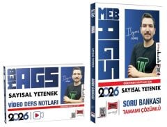 Yargı 2026 MEB-AGS Sayısal Yetenek Video Ders Notları + Soru Bankası 2 li Set - İlyas Güneş Yargı Yayınları