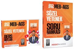 İndeks Akademi 2026 MEB-AGS Sözel Yetenek Ders Notları + Soru Bankası 2 li Set - Berk Ekici İndeks Akademi Yayıncılık