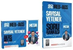 İndeks Akademi 2026 MEB-AGS Sayısal Yetenek Video Ders Notları + Soru Bankası 2 li Set - Metin Şimşek İndeks Akademi Yayıncılık