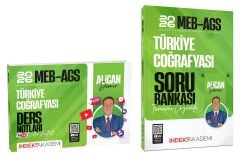 İndeks Akademi 2026 MEB-AGS Türkiye Coğrafyası Video Ders Notları + Soru Bankası 2 li Set - Alican Demir İndeks Akademi Yayıncılık