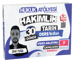 Dizgi Kitap Hukuk Atölyesi Hakimlik 30 Günde Tarih Video Ders Notları - Zeki Tuğa Dizgi Kitap Yayınları