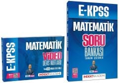 İndeks Akademi 2026 EKPSS Matematik Video Ders Notları + Soru Bankası 2 li Set - Eren Tunçer İndeks Akademi Yayıncılık