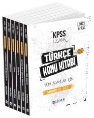 SÜPER FİYAT - Lider 2023 KPSS Genel Yetenek Genel Kültür Konu Anlatımlı Modüler Set Lider Yayınları