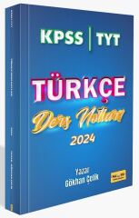 Makro Kitabevi 2024 KPSS YKS TYT Türkçe Ders Notları - Gökhan Çelik Makro Kitabevi