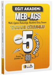 Eğit Akademi 2026 MEB-AGS Tüm Dersler 5 Deneme Çözümlü Eğit Akademi