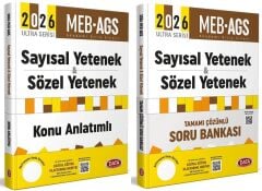 Data 2026 MEB-AGS Sayısal-Sözel Yetenek Konu + Soru Bankası 2 li Set Ultra Serisi Data Yayınları