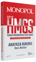Monopol 2025 HMGS Anayasa Hukuku Ders Notları 2. Baskı - Ömer Keskinsoy Monopol Yayınları