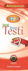 Palme Almanca Konu Yaprak Test A2.2 Palme Yayınları