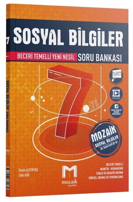 Mozaik 7. Sınıf Sosyal Bilgiler Soru Bankası Mozaik Yayınları