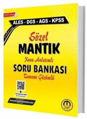 Tasarı ALES DGS KPSS MEB-AGS Sözel Mantık Konu Anlatımlı Soru Bankası Çözümlü Tasarı Yayınları