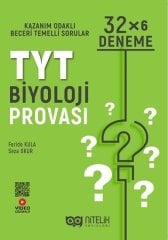 Nitelik YKS TYT Biyoloji Provası 32x6 Deneme Nitelik Yayınları