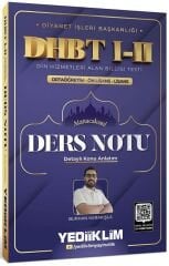 Yediiklim 2026 DHBT 1-2 Ders Notu - Burhan Karakışla Yediiklim Yayınları