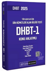 SÜPER FİYAT - Pegem 2025 DHBT-1 Konu Anlatımlı Pegem Akademi Yayınları