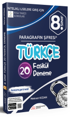 Paragrafın Şifresi 8. Sınıf Türkçe 20 Fasikül Deneme - Mehmet Vicdan Paragrafın Şifresi Yayınları