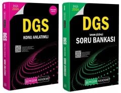 Pegem 2026 DGS Konu + Soru Bankası 2 li Set Pegem Akademi Yayınları