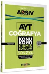Marka 2025 YKS AYT Coğrafya Çıkmış Sorular Son 7 Yıl Konu Konu Tıpkı Basım Arşiv Serisi Çözümlü Marka Yayınları