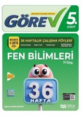 Nitelik 5. Sınıf Fen Bilimleri Görev 36 Haftalık Çalışma Föyleri Nitelik Yayınları