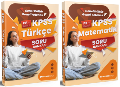 SÜPER FİYAT - Uzman Kariyer 2026 KPSS Türkçe + Matematik Soru Bankası 2 li Set Uzman Kariyer Yayınları