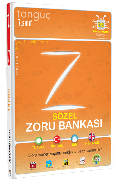 Tonguç 7. Sınıf Sözel Zoru Soru Bankası Tonguç Akademi