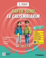Tudem 3. Sınıf Hafta Sonu Ev Çalışmalarım Tudem Yayınları