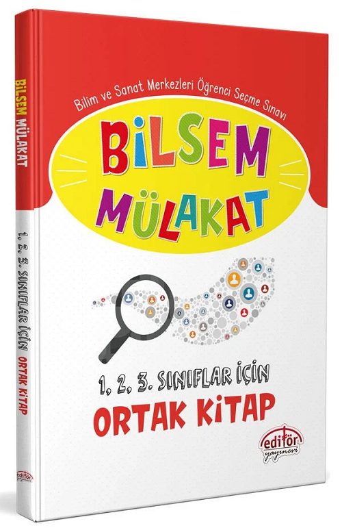 Editör 1. 2. ve 3. Sınıflar İçin Bilsem Mülakat Ortak Kitap Editör Yayınları