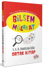 Editör 1. 2. ve 3. Sınıflar İçin Bilsem Mülakat Ortak Kitap Editör Yayınları