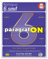 Tonguç 6. Sınıf ParagrafON Fijital Yeni Nesil Paragraf Kitabı Tonguç Akademi
