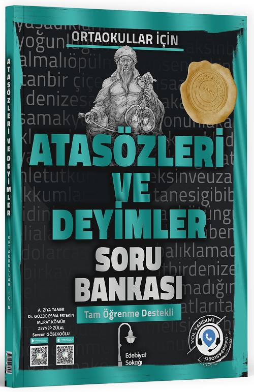 Edebiyat Sokağı 5-6-7-8. Sınıf Atasözleri ve Deyimler Soru Bankası Edebiyat Sokağı Yayınları