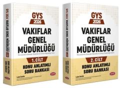 Data 2024 GYS Vakıflar Genel Müdürlüğü Konu Anlatımlı Soru Bankası Seti Görevde Yükselme Data Yayınları