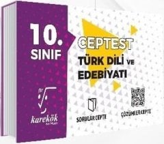 Karekök 10. Sınıf Türk Dili ve Edebiyatı Cep Test Karekök Yayınları