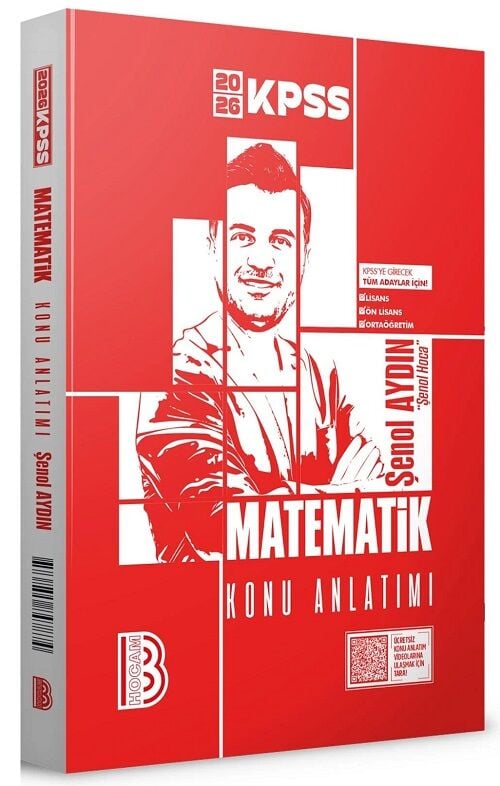 Benim Hocam 2026 KPSS Matematik Konu Anlatımı - Şenol Aydın Benim Hocam Yayınları