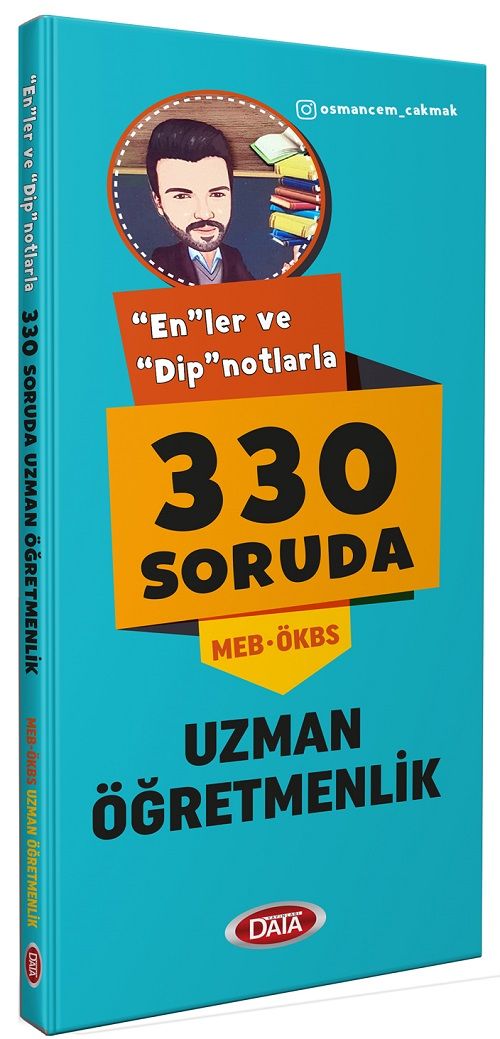 Data MEB ÖKBS Uzman Öğretmenlik Enler ve Dipnotlarla 330 Soruda Soru Bankası Data Yayınları