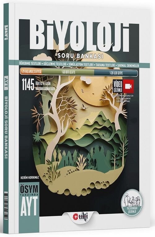 Ulti Yayınları YKS AYT Biyoloji Soru Bankası Ulti Yayınları