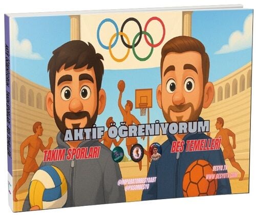 BESYO TV ÖABT MEB-AGS Beden Eğitimi Öğretmenliği Aktif Öğreniyorum Takım Sporları-Bes Temelleri Ders Notları - Onur Aktürk, Kemal Akçay BESYO TV Yayınları