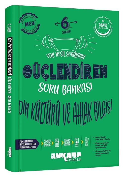 Ankara Yayıncılık 6. Sınıf Din Kültürü ve Ahlak Bilgisi Güçlendiren Soru Bankası Ankara Yayıncılık